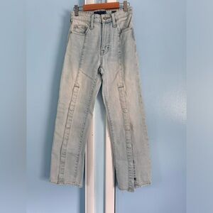 Lucky Brand Wide Leg Button Jeans